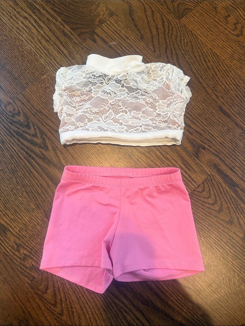 Body Wrappers Pink Kids Dance Shorts